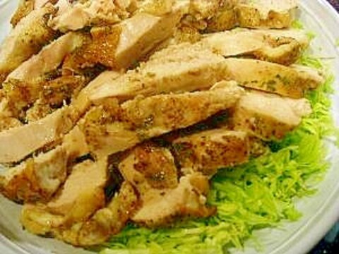 鶏のムネ肉も豪華に変身！「鶏のスパイス焼き」